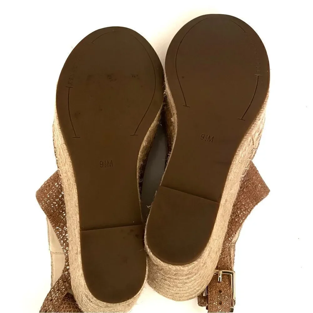 KENNETH COLE New York  Wedges Odette Platform Espadrille Size 9.5